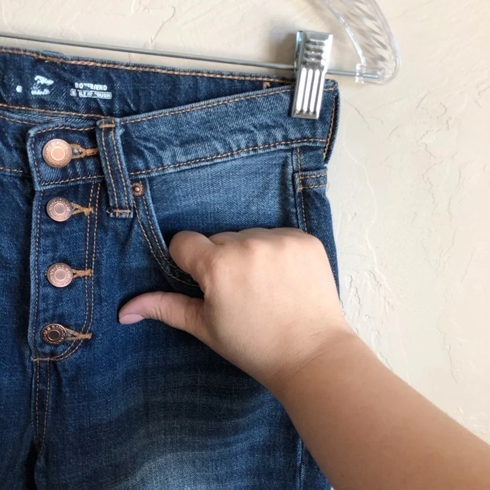 Old Navy Girls Boyfriend‎ Button Fly Jeans
